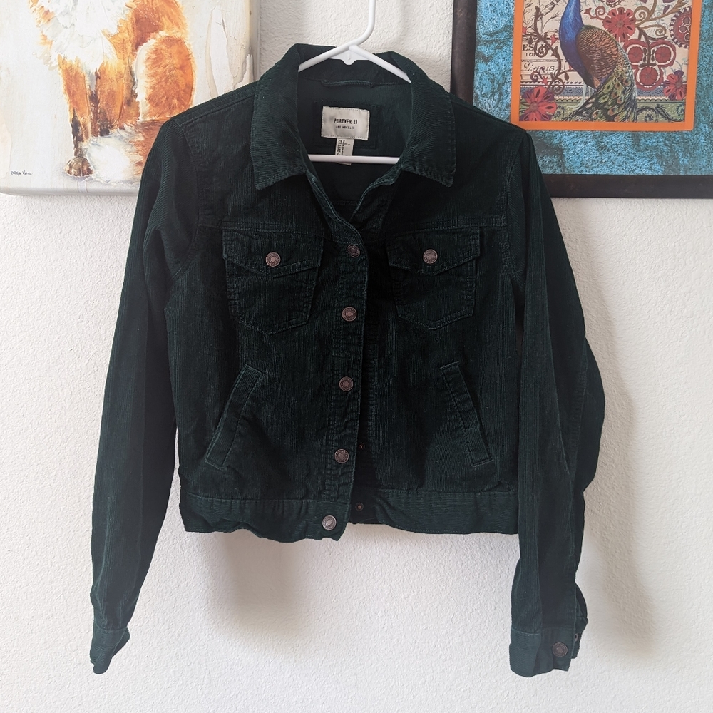 Forever 21 Corduroy Cropped Jacket